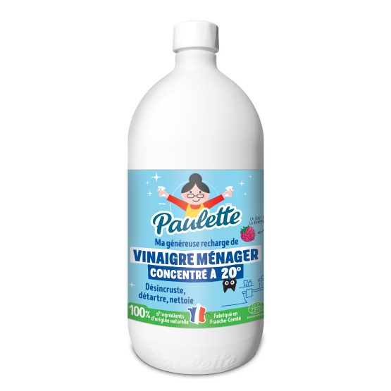 Vinaigre ménager Concentré 20° Framboise - 1 L