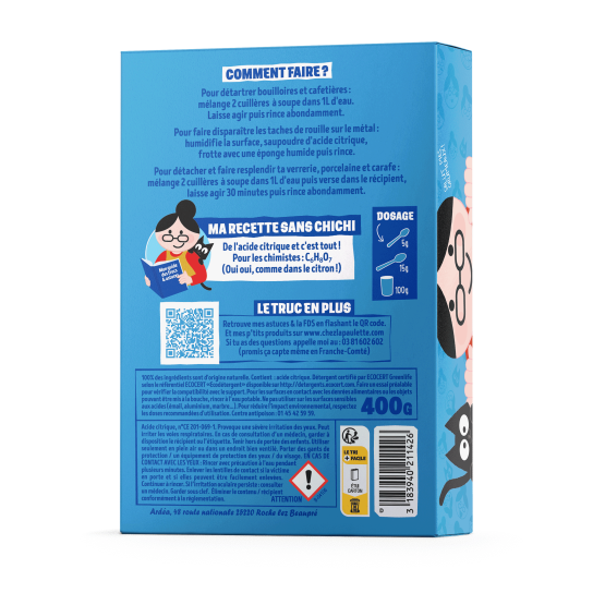 Acide Citrique - 400 g