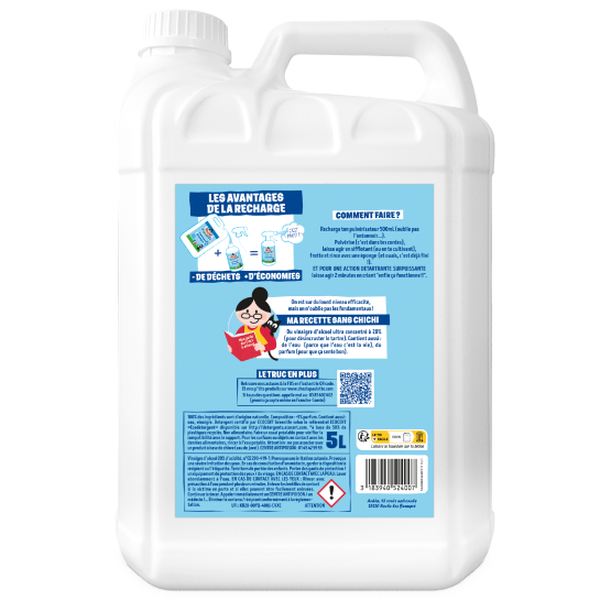 Vinaigre ménager Concentré 20° Framboise - 5 L