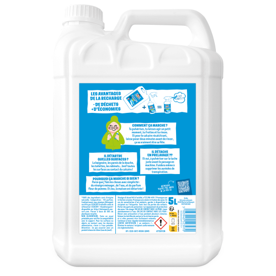 Vinaigre 14° Fleur de Pomme - 5 L